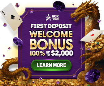 ACR Starter Bonus - 100% match up to $2,000 with beginner support